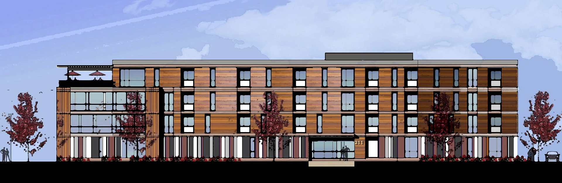 Wheaton Apartments and Townhomes Rendering